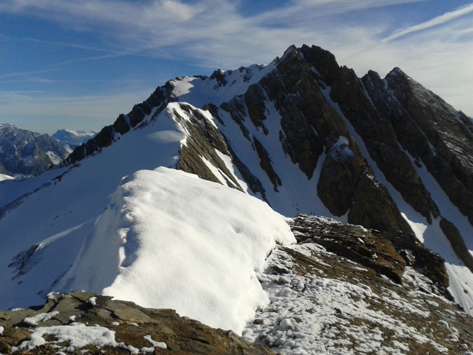 dalla cima vista su petit Golliaz