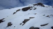 Parte ripida vista dal colle...