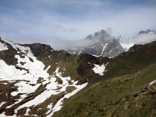 la finestra di Cignana provenendo da Perreres