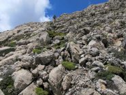 Scendendo al colle di quota 1730