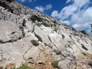 Ultime placche prima del colle