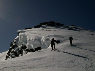 In vista della cima
