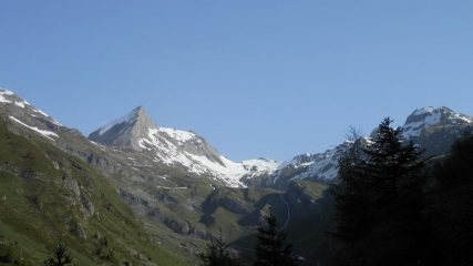 La meta della gita, visibile poco dopo la partenza