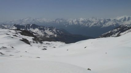 Il pianoro nella parte alta del percorso