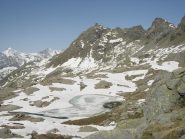 Il Lago Vercellina ancora coperto