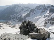 dalla vetta verso il lago Chiotas