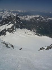 discesa nel canale Ovest