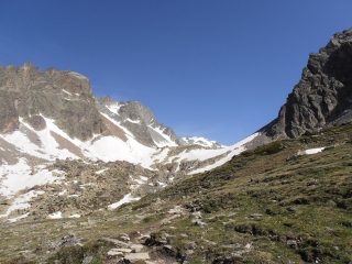 02 - verso il colle dal Rifugio di Crete Seche