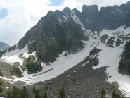 da qui si vede tutta la parte sciabile!