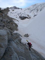 sentiero sotto al rifugio