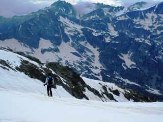 il temporale incombe sul bianco velluto