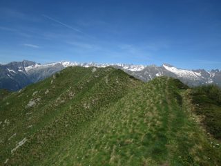 cresta sommitale sovrastata    