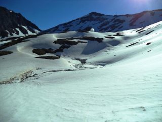 il laghetto a base versante