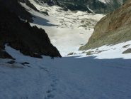 Quasi arrivati al colle dei detriti