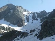 Canale dei detriti dal rifugio Remondino