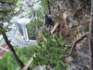 passerella di legno