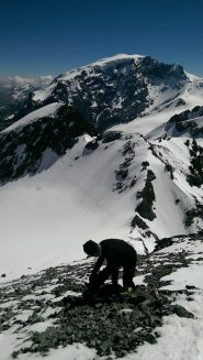 L'Ortles visto dalla cima