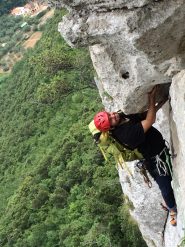 Difficile aggiramento dello strapiombo ...