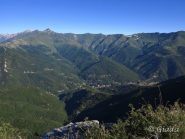 Lo sguardo verso Ormea e i suoi monti