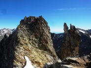 Paolo in discesa dalla parte finale delle creste Savoia