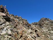 Il tratto finale di cresta