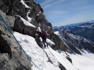 cengia sotto il dentino roccioso