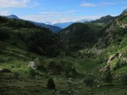 La valletta sottostante la diga di Cignana da cui si sale