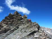 sulla cresta ovest verso il Punto Nodale di Maniglia