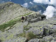 Uscita sulla cresta sud
