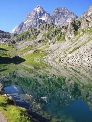 Viso e Visolotto a specchio nel lago Fiorenza