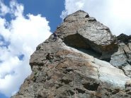 Placca triangolare della via Verde Smeraldo, passo chiave