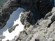 Il Colletto X visto dalla cresta