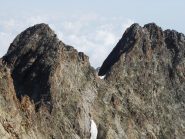 Da dx.: M.te Stella, coll. Coolidge con sciatore, Gelas di Lourousa, coll. Gunther