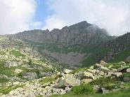 Il profilo della Corbassera salendo al Colle di Nel