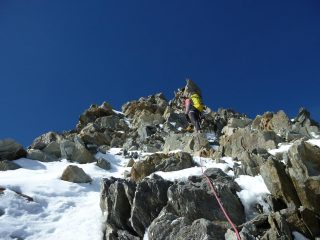 Tratto di misto sotto l'Hobarghorn