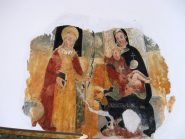 affresco all'interno della cappella