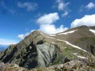 la Cima Ovest vista dalla quota 2685 