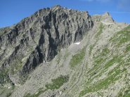 Magnifica visione su Cima Fer con la spigolo della via Gervasutti