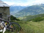 alpe di Vioù e sguardo su Aosta e Blavy