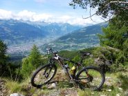  a metà salita tra Blavy e l'alpe di Vioù