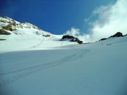 condizioni fantastiche sul ghiacciaio