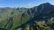 panorama sul Monte Marzo e oltre