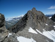 La cima vista dall'anticima