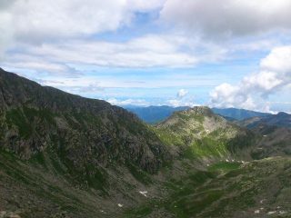 dalla cima vista sull'alpe del Prato