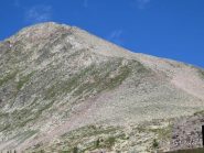 La pietrosa cima della Lombarda vista dal colle della Lombarda