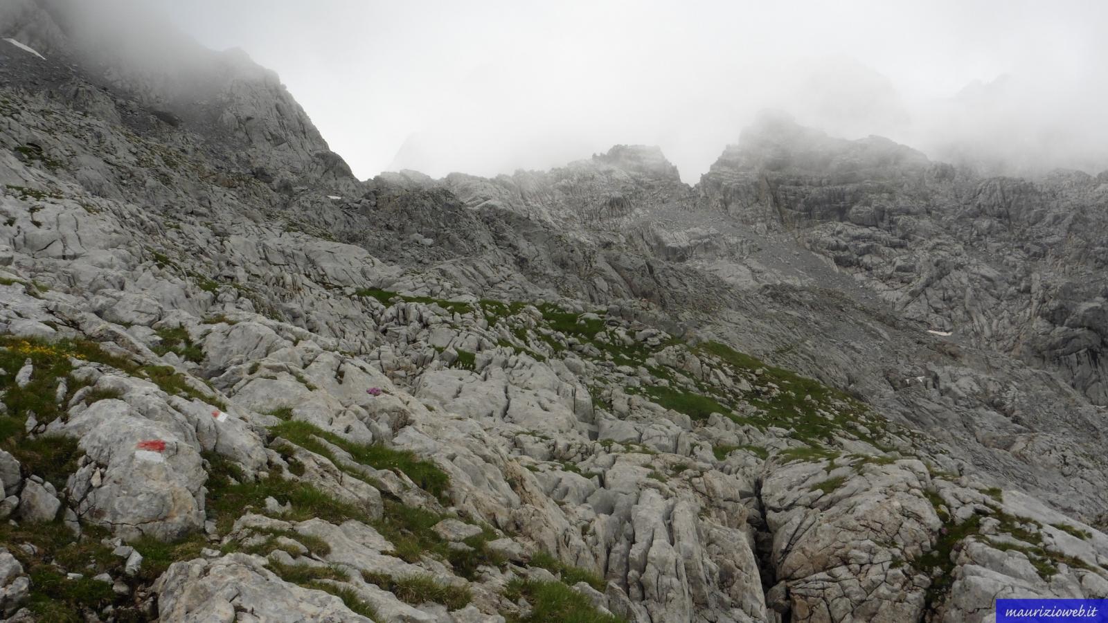 Risalita verso la parte finale