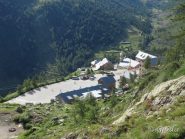 Il Santuario visto salendo ai laghi