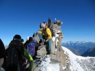 e la lista d'attesa per la vetta