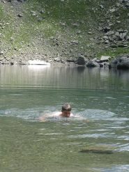 Si fa anche il bagno!!