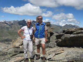 con l'amico MarioMont